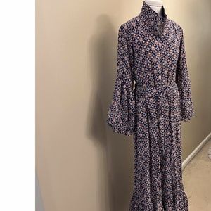 MISA LOS ANGELES Belted Maxi Dress